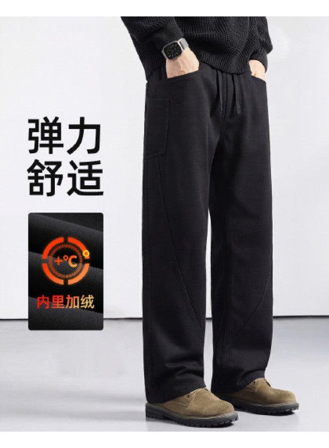 Fapai Winter Comfort Casual Pants Versatile Loose Fit Casual Trousers - Image 1