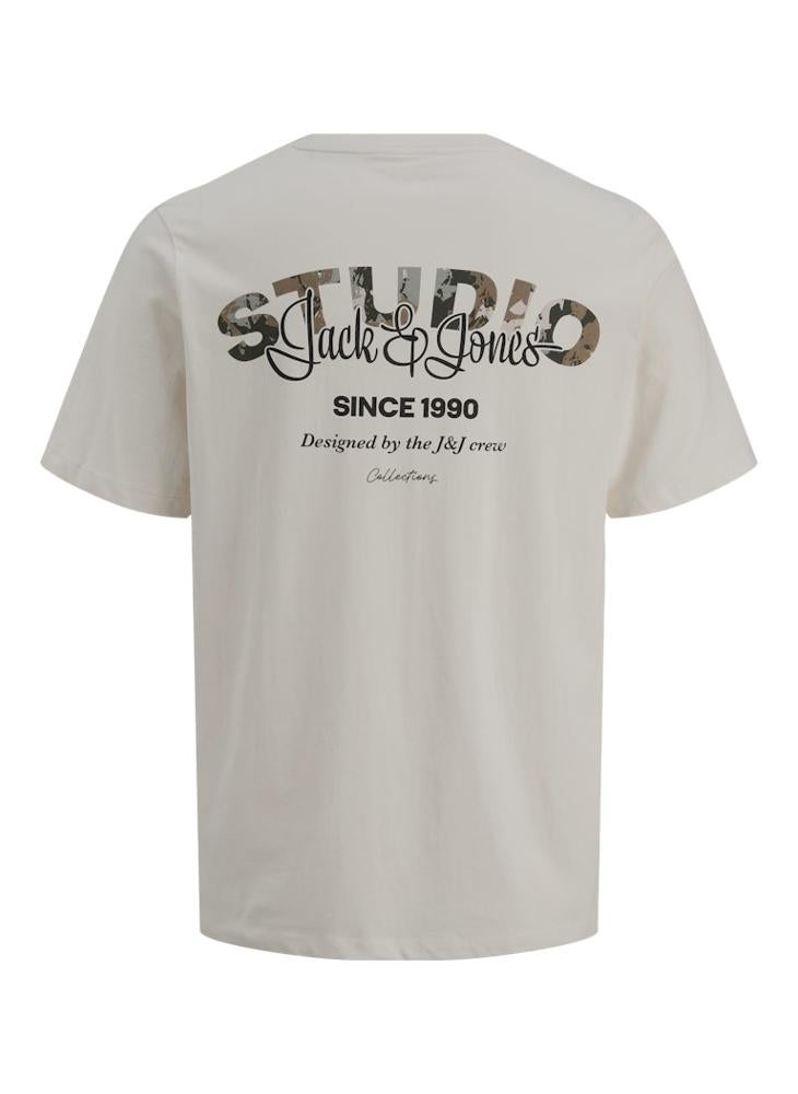 JACK & JONES Text Print Regular Fit T-Shirt - Image 2