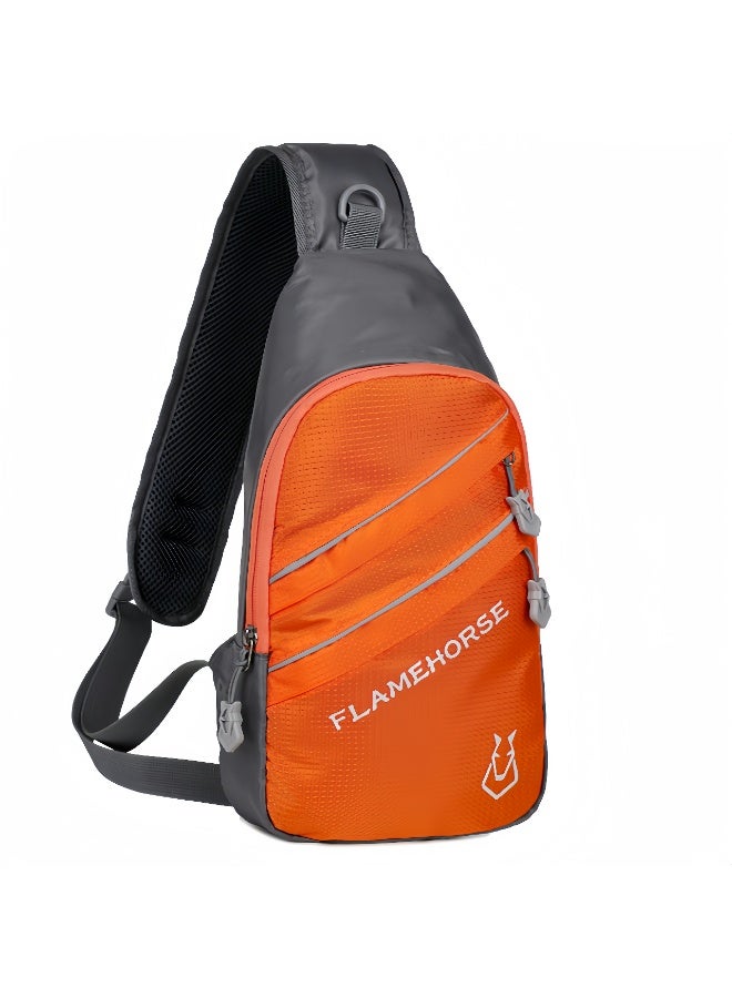 فليم هورس حقيبة صدر خارجية عصرية جديدة وحقيبة رسول عاكسة للرجال والنساء وحقيبة كتف خفيفة الوزن مقاومة للماء - Image 1