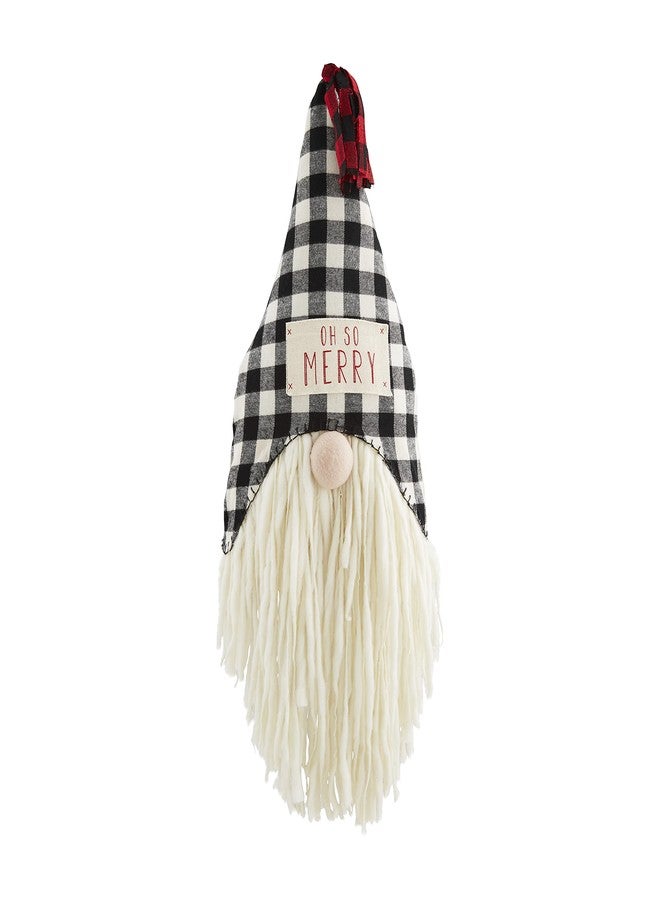 Mud Pie Gnome Pillow, Merry, 24" x 11" - Image 1