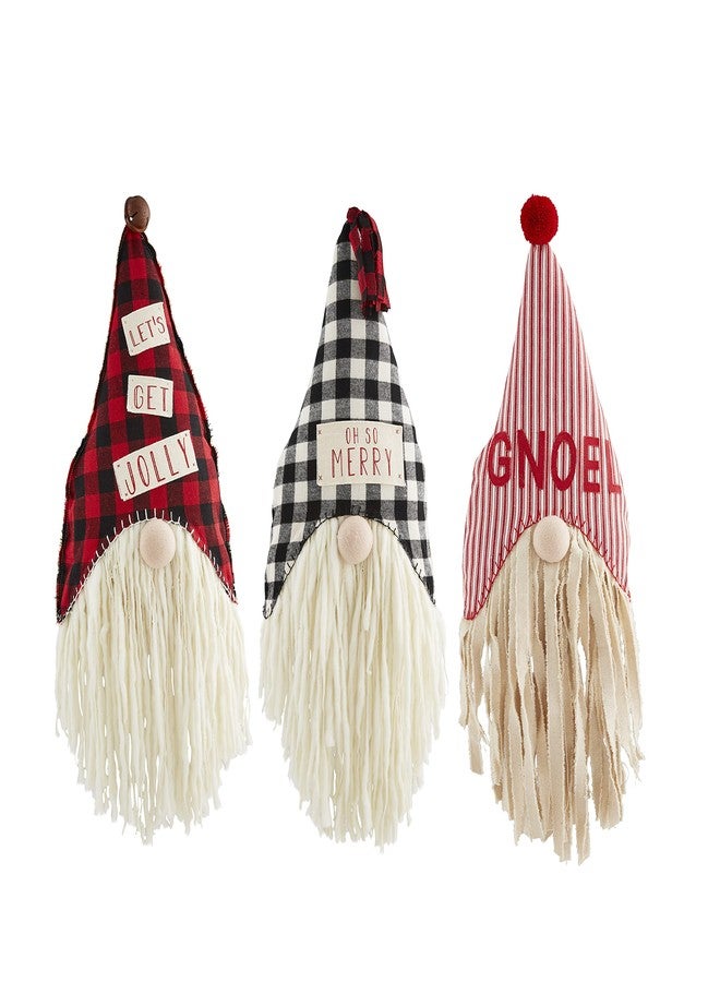 Mud Pie Gnome Pillow, Merry, 24" x 11" - Image 2