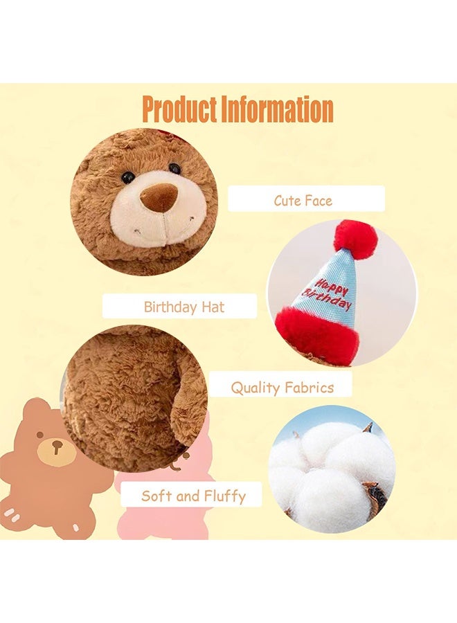 Teddy birthday bear toy, 30cm teddy bear plush toy, birthday, Valentine's Day, Christmas gift for boys and girls - Image 3