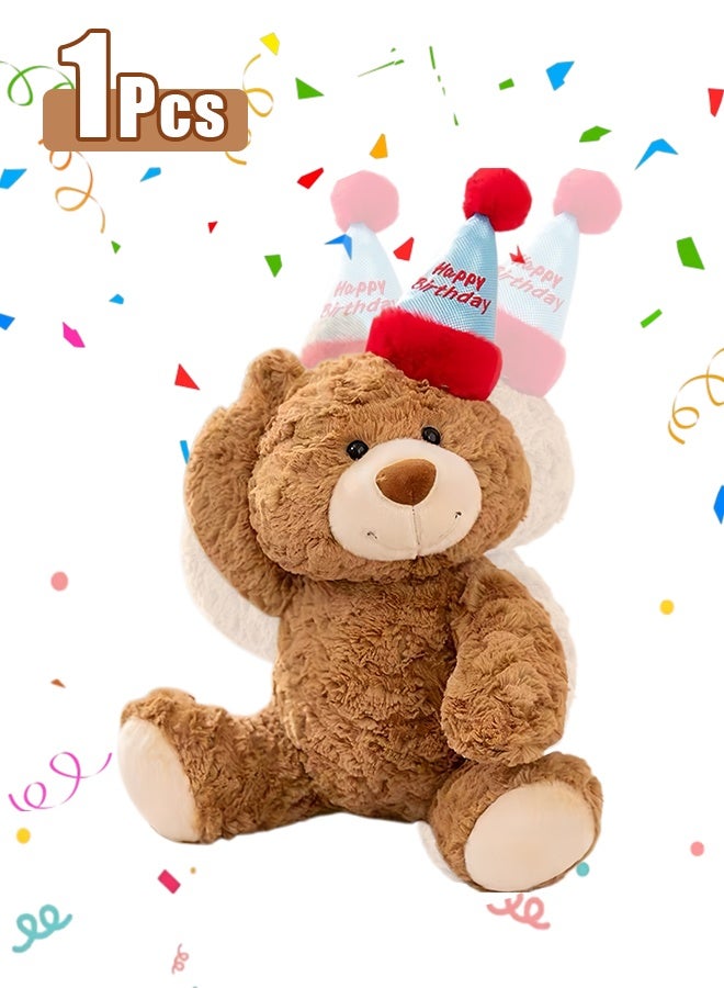 Teddy birthday bear toy, 30cm teddy bear plush toy, birthday, Valentine's Day, Christmas gift for boys and girls - Image 1