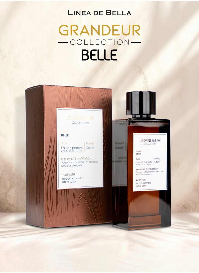 Linea De Bella Long Lasting Perfume for Men & Women - Grandeur Belle 200ML Eau De Parfum | Elegant & Sophisticated Scent  - Image 3