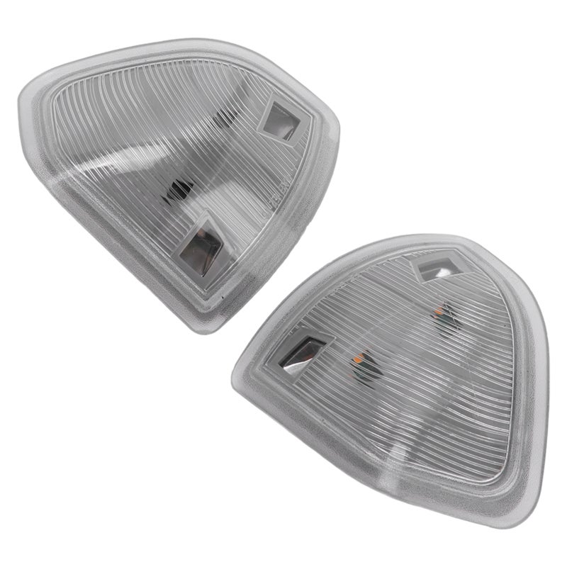 Led Turn Signal Light Transparent White OEM Fit ABS Material Plug And Play Nondestructive Installation Replacement Mirror Turn Signal Light for Dodge Ram 1500 2500 Truck 2011-17 - Image 5