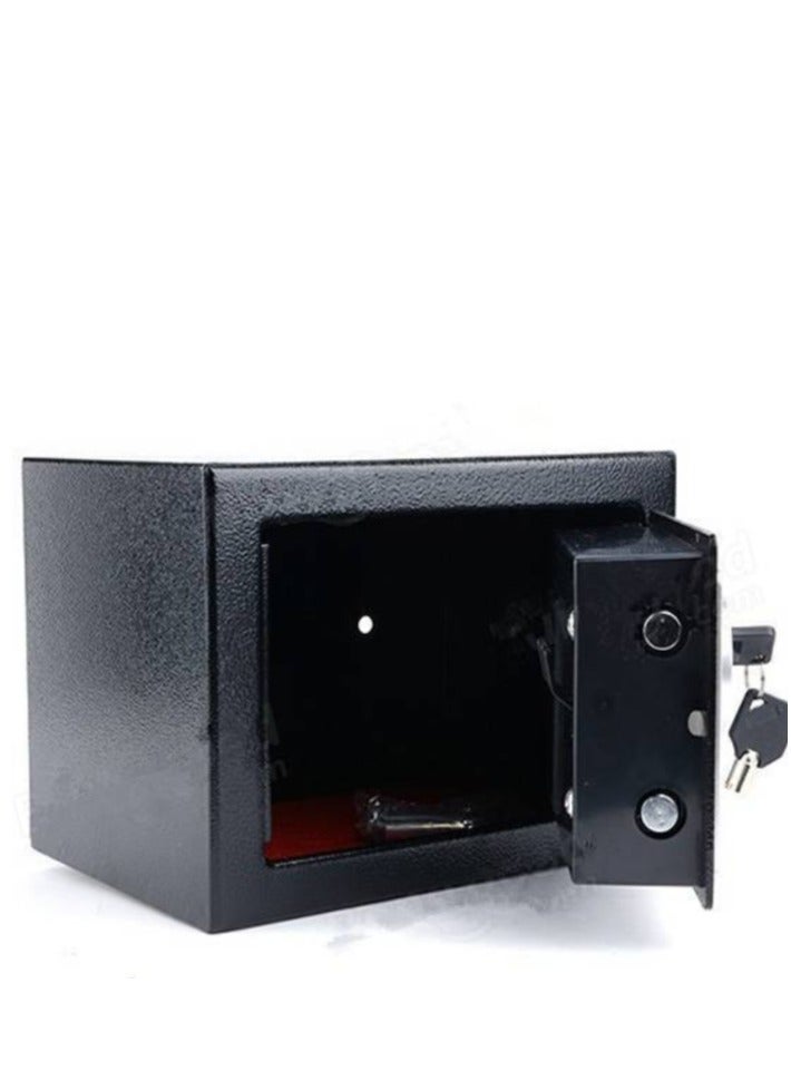 خزنة إلكترونية رقمية مزودة بقفل وفتحة لوحة مفاتيح - خزنة أمان فولاذية مدمجة لحفظ النقود والمجوهرات والمستندات والأشياء الثمينة - مثالية للاستخدام المنزلي أو المكتبي أو التجاري - Image 3
