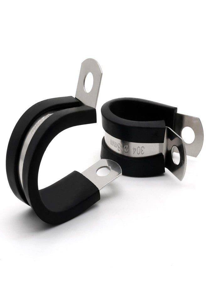 ZIPCCI 1 Inch Cable Clamp, 15 Pack Stainless Steel Wire Clamp, Rubber Metal Hose Clamps for Wire Line Clips, Pipe, Hose Bracket, Tube Holder (26mm) - Image 5