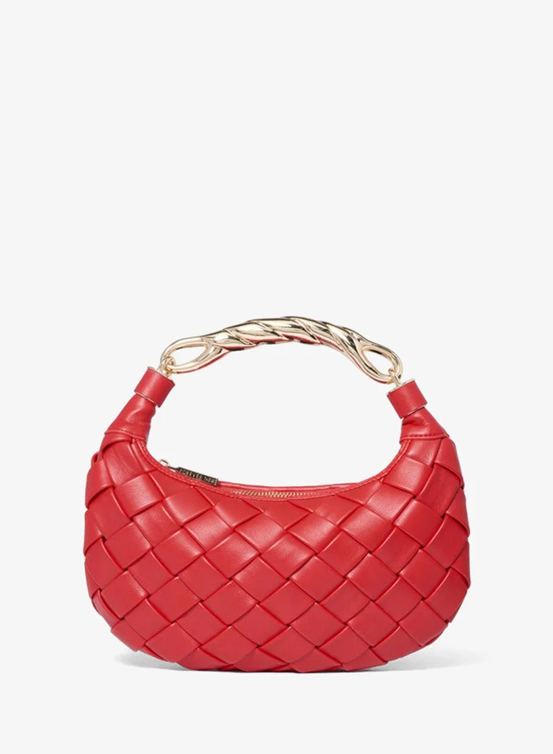 WILLA Braided Metal Handle Handheld Bag