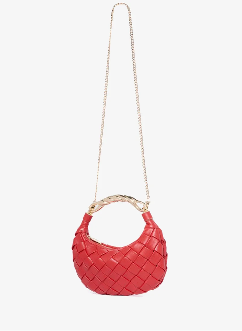 forever new  WILLA Braided Metal Handle Handheld Bag for Women | Best Price UAE