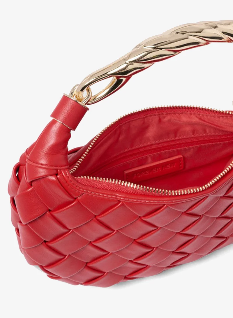 forever new  WILLA Braided Metal Handle Handheld Bag for Women | Best Price UAE
