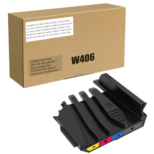 TOPRINT CLTW406SEE W406 SU426A 5KZ38A Compatible Waste Toner Cartridge for CLP360 CLP360nd CLP365 CLX3305 CLX3300 Xpress SLC410W SLC430 SLC460FW SLC480 150 150a 150w 178 178nw 179 179fnw - Image 1