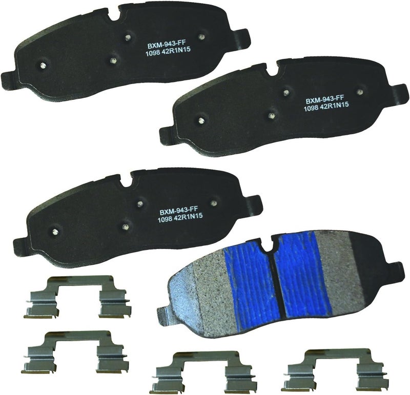Bendix Premium SBM1098 Semi-Metallic Front Brake Pads for Land Rover Discovery 2016-2014, LR3 2009-2005, Range Rover 2009-2006, Range Rover Sport 2009-2006 - Image 1