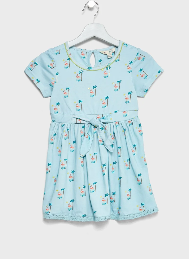 Yumi Girls Little Printed  Dress