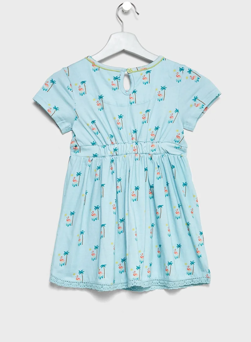 Yumi Girls Little Printed  Dress
