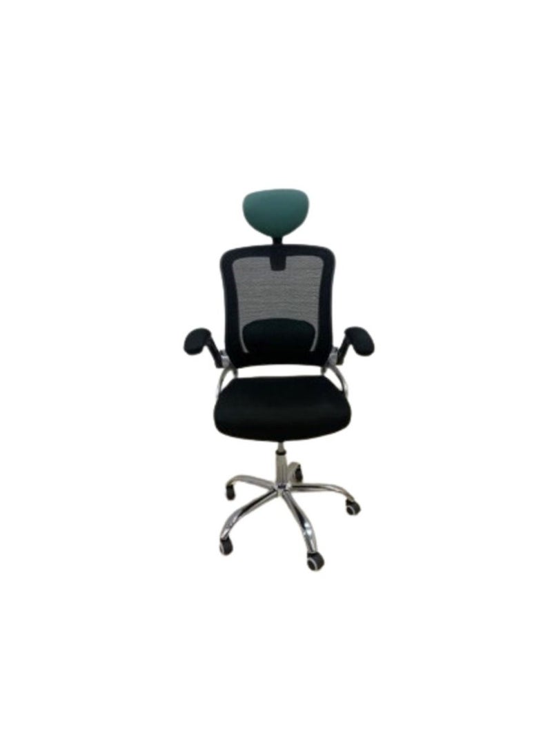 Black&Blue Excutive Chair 50X50X110 Cm