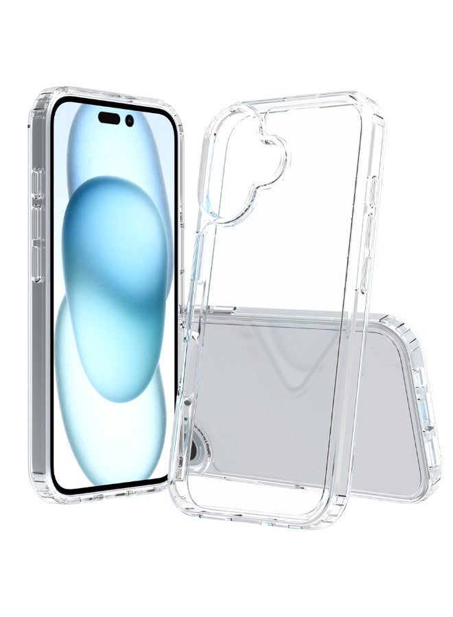 NIBEMINENT Acrylic Pc Protective TPU Case Cover For iPhone 14, Clear - Image 1