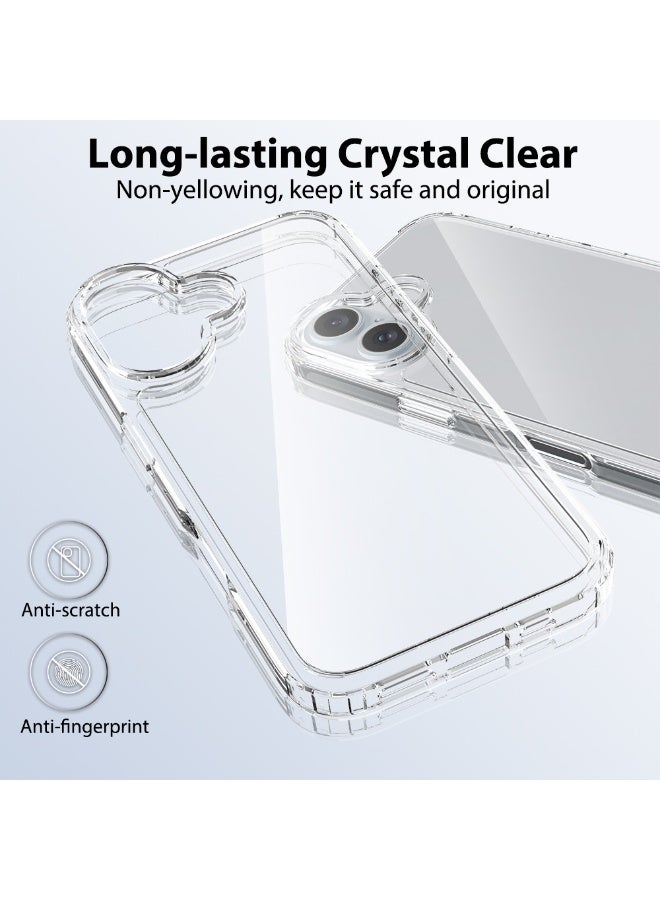 NIBEMINENT Acrylic Pc Protective TPU Case Cover For iPhone 14, Clear - Image 2
