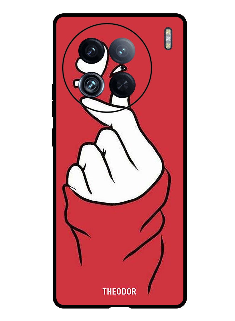 Theodor Protective Case Anti Scratch Shock Proof Bumper Cover For Vivo X90 Pro Snap Love - Image 1