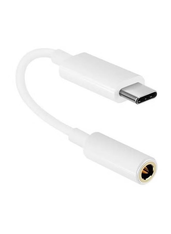Sunspire USB Type C Headphone Jack Adapter For Htc/Moto White/Silver  - Image 2