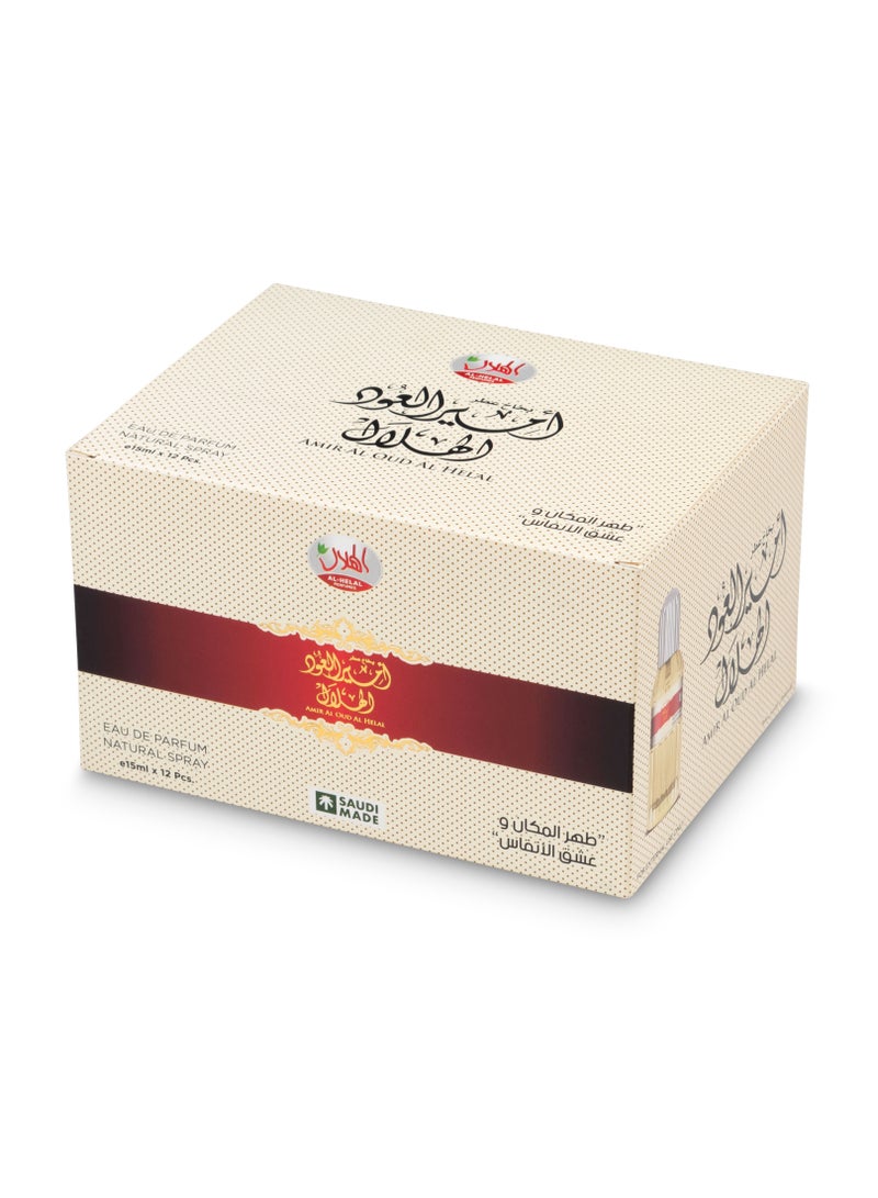 AL-HELAL AMIR AL OUD NATURAL SPRAY 15ml*12pcs  - Image 4
