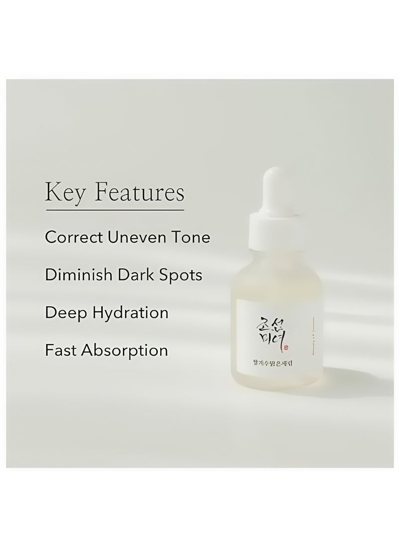 Beauty Bar Glow Deep Serum Rice Alpha-Arbutin, Dark Spot Discoloration Correction for Uneven Dull Skin Tone, Daily Korean Skin Care for Men and Women 30ml, 1 fl.oz 30ml - Image 3