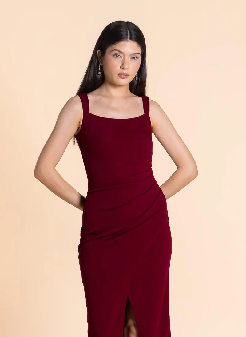 شايبس Square Neck Midi Dress