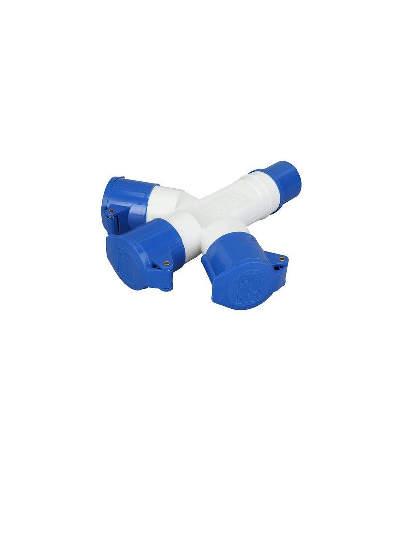 Industrial Socket 3 WAY 3PIN 16A 220V To 250V  - Image 2