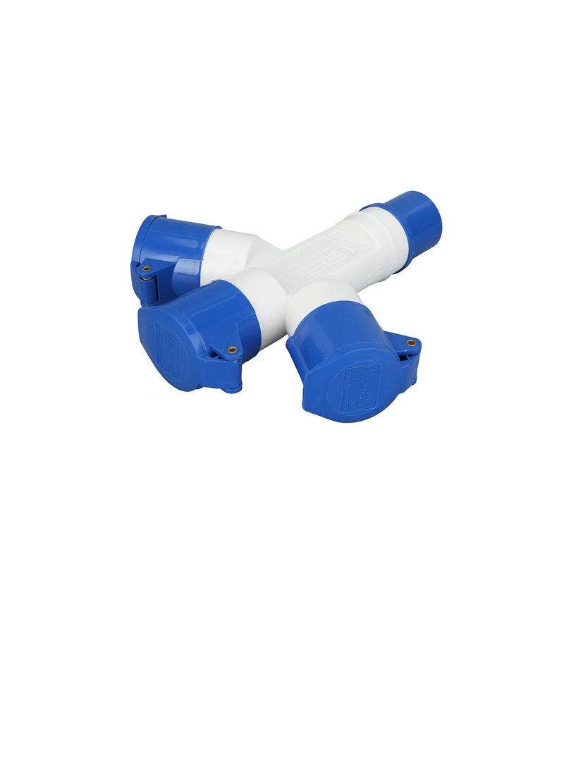 Industrial Socket 3 WAY 3PIN 16A 220V To 250V  - Image 3