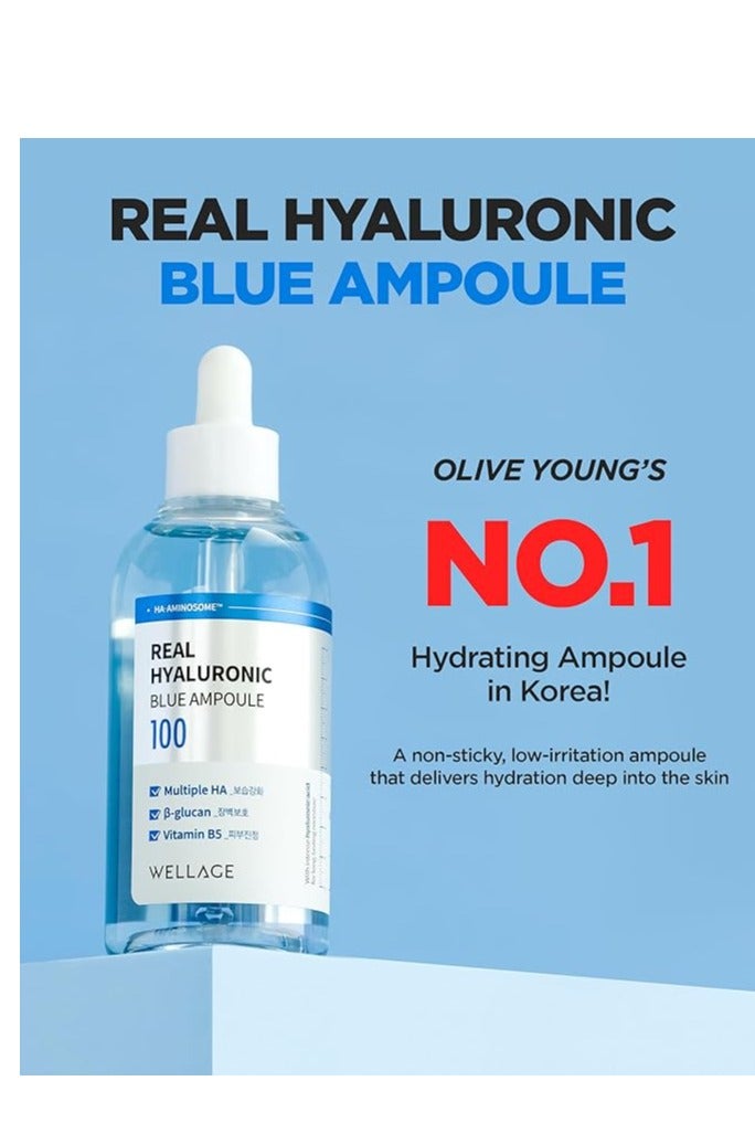 ويليدج رفاه العطر الحر هيالورونيك أمبولة حمض -Blue، 100 مل (3.38 فلور. أوقية) - Image 2