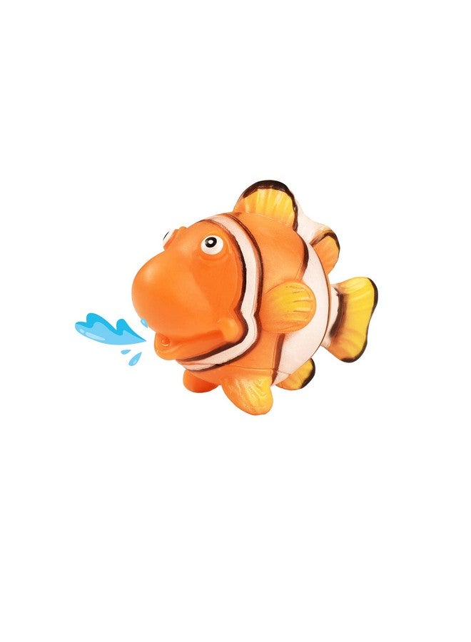 BOHS Rubber Squirting Fish - Cute Floating Cartoon Soft - Baby Bath Play Water Marine Animals Toys - 6 Count - Image 5