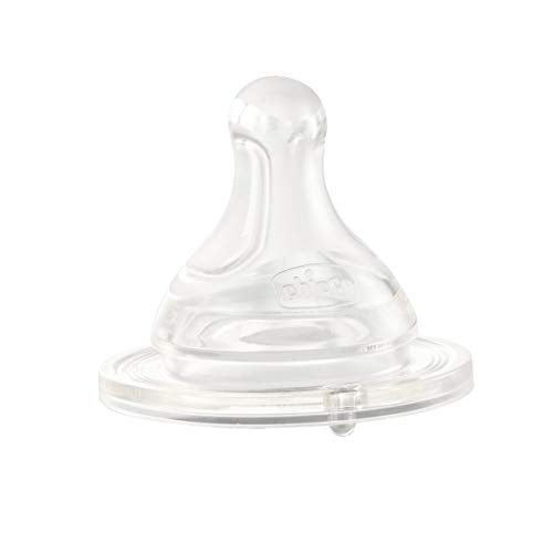 Chicco Teat Perfect 5 with Anti-Colic Effect, Nipple For Wide Neck Feeding Bottles, Food Flow, For Babies 6m+ (Pack of 2) - Image 3