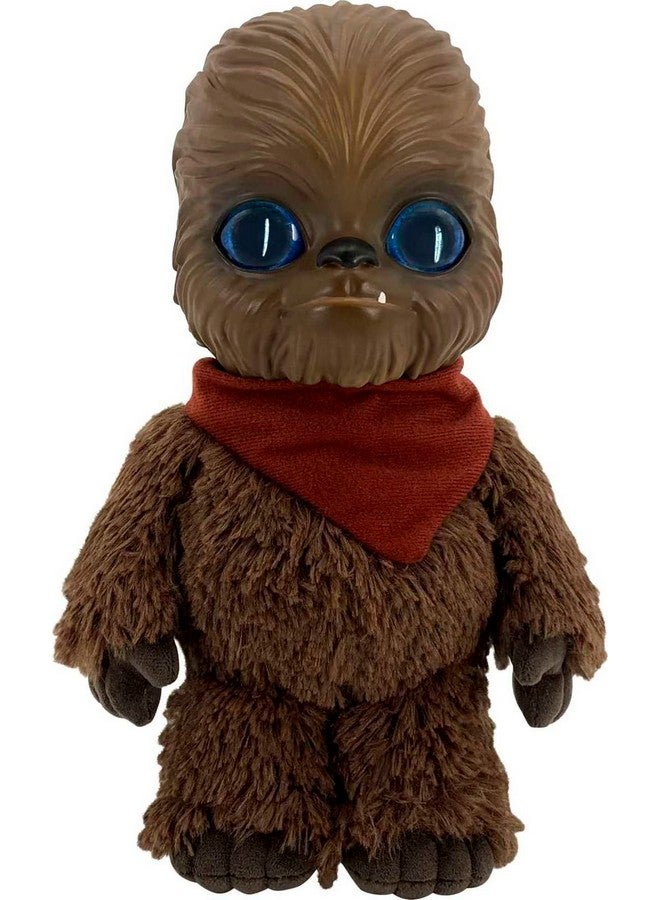 STAR WARS Mattel Star Wars Galactic Pals Plush Toy, Wookiee 11-inch Soft Doll Set with Carrier & Personality Profile Card for Personalized Experience  - Image 1