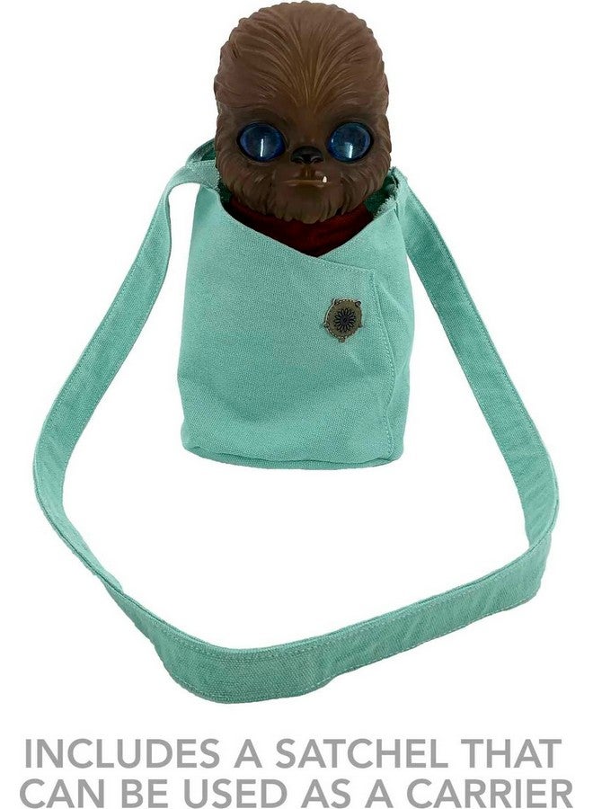 STAR WARS Mattel Star Wars Galactic Pals Plush Toy, Wookiee 11-inch Soft Doll Set with Carrier & Personality Profile Card for Personalized Experience  - Image 3