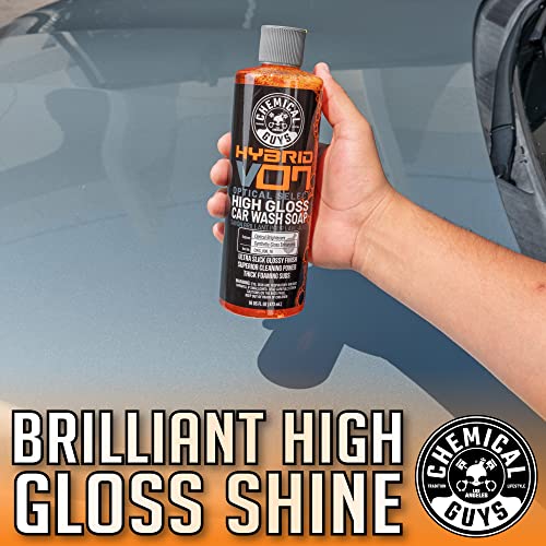 Chemical Guys CWS_808_16 Hybrid Foaming High Gloss Car Wash Soap (Works with Foam Cannons, Foam Guns or Bucket Washes) Safe for Cars, Trucks, Motorcycles, RVs & More, 16 fl oz, Orange Scent - Image 2