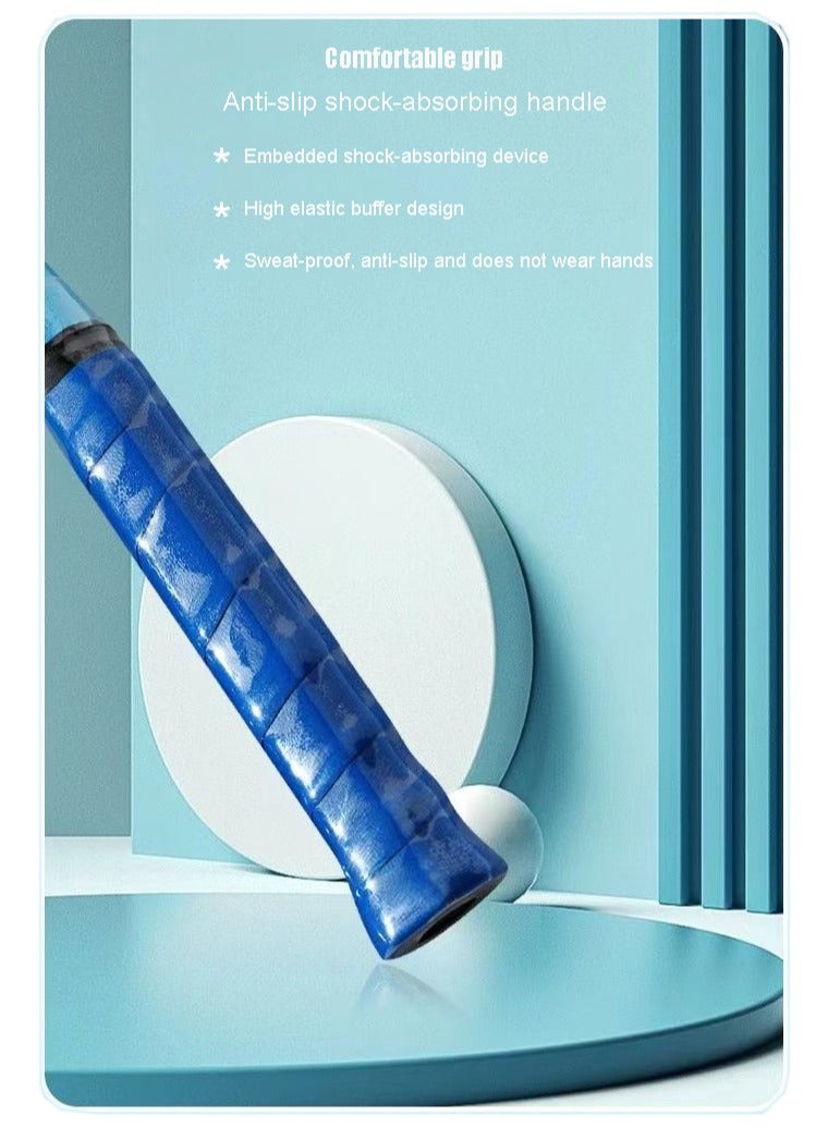 Merrystick Badminton Racket Set, Lightweight Professional Badminton Racket Set for Adults and Children, Including 2 Rackets, 3 Badminton Balls and a Handbag, Suitable for Family Leisure, Primary and Secondary School Students, And Entry-Level Badminton Enthusiasts - Image 3
