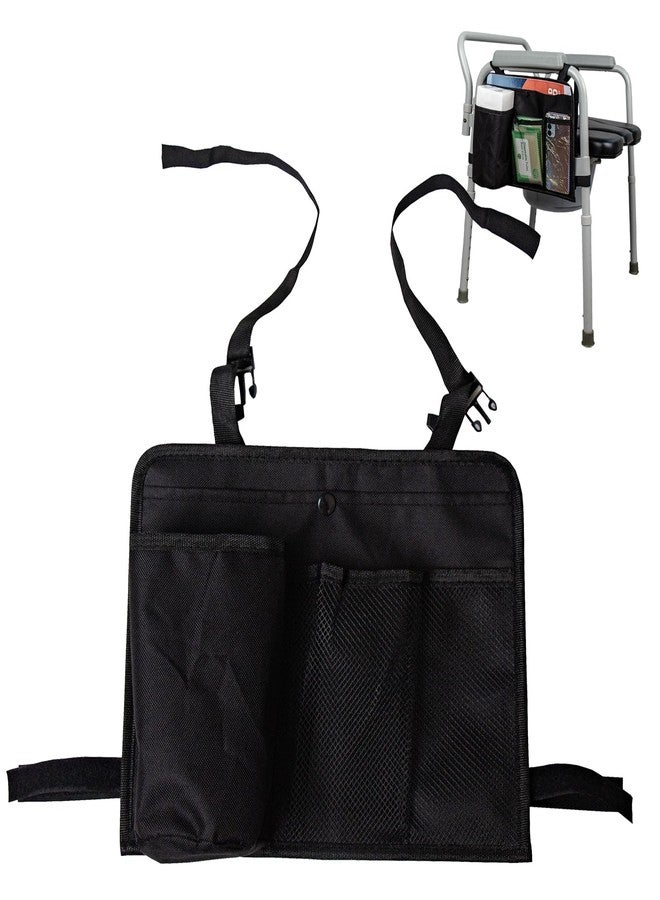 ZXMOBY Bedside Commode Chair Hanging Bag Organizer Pouch - Hanging Storage Bag for Toilet Paper, Wipes Tissues,Mobile Phones Fits Mobility Toilet Chairs,Chairs Caddy Portable Toilet Chair Accessories - Image 5