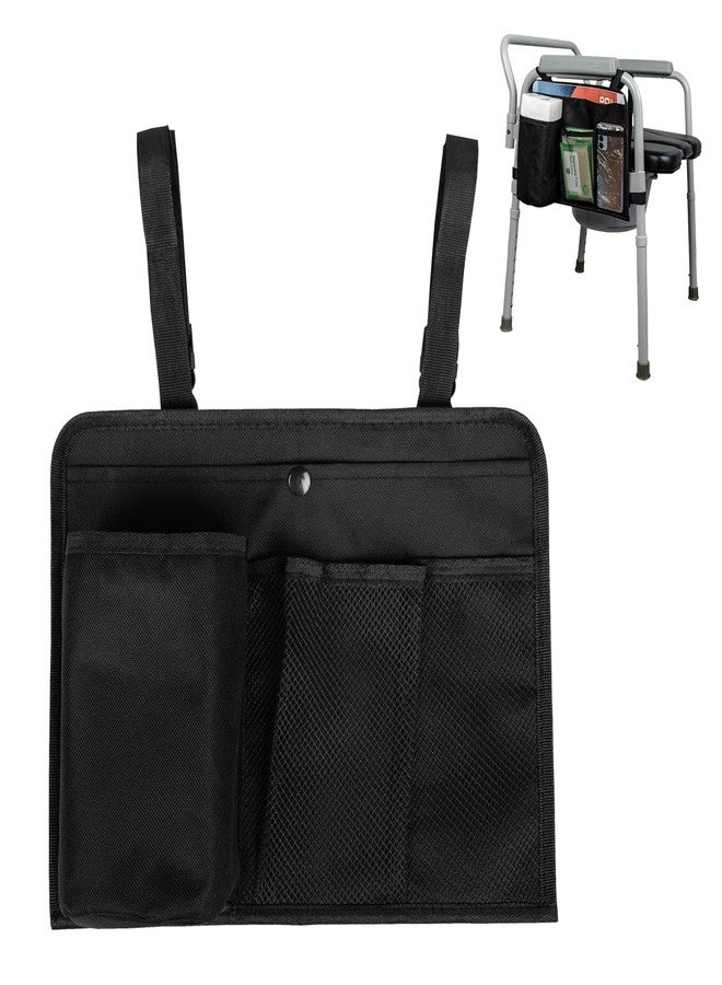 ZXMOBY Bedside Commode Chair Hanging Bag Organizer Pouch - Hanging Storage Bag for Toilet Paper, Wipes Tissues,Mobile Phones Fits Mobility Toilet Chairs,Chairs Caddy Portable Toilet Chair Accessories - Image 1