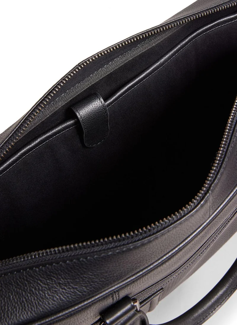 Ted Baker Canvess Texture Leather Document Laptop Bag