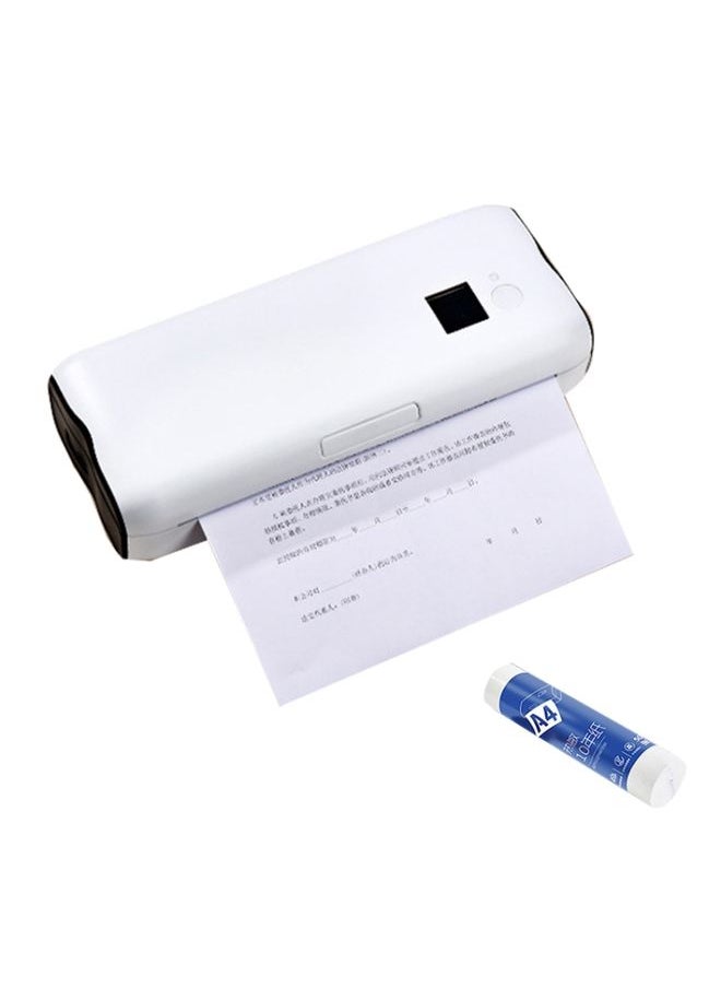 BURAQ - Home Small Phone Office Wireless Wrong Question Paper Student Portable Thermal Printer, Style: Bluetooth Edition+50pcs A4 Paper - Image 1