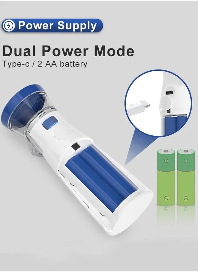 Nebulizer Portable Mini Vaporizers Handheld Medical Atomizer for Adults Children Outdoor Travel Ultrasonic Nebulizer Steam Inhaler Pocket Size