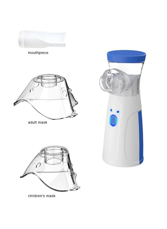 Nebulizer Portable Mini Vaporizers Handheld Medical Atomizer for Adults Children Outdoor Travel Ultrasonic Nebulizer Steam Inhaler Pocket Size