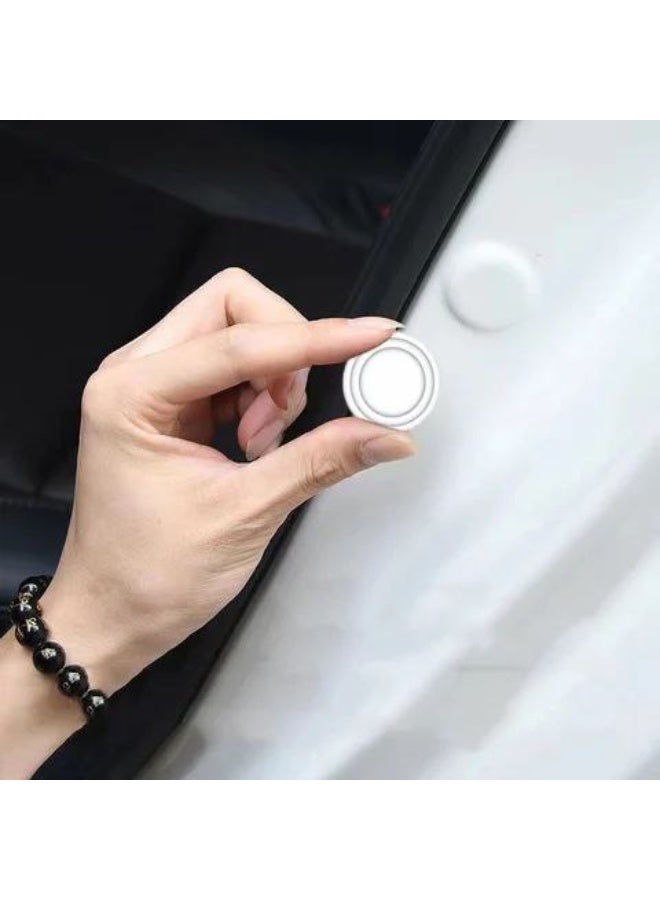 4 Pcs Luminous Silicone Car Door Edge Guards - Fluorescent Anti-Collision Bumper Strips - High-Quality Flexible Protection Against Scratches - Glow-in-the-Dark Stylish Car Accessory - Universal Fit. - Image 1