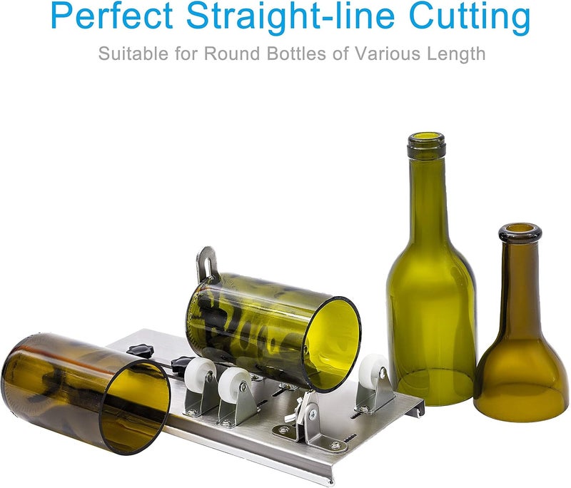 Camdios Glass Bottle Cutter, Upgraded Bottle Cutting Tool Kit, DIY Machine for Cutting Wine, Beer, Liquor, Whiskey, Alcohol, Champagne, Bottle Cutter for Round Bottle by - Image 3