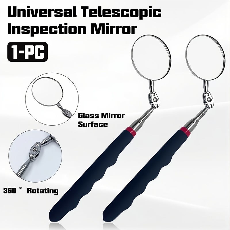 1 Pc Collapsible Folding Mechanic Inspection Mirror 360 Degree Rotatable Flexible Mechanics Mirror For Car Underbody Checking - Image 5
