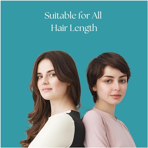 Scarlet Line Professional Ladies 9 Rows Flat Big Hair Styling Brush with Anti Slip Grip Lines on Handle for Men and Women, Copper Silver - Image 5