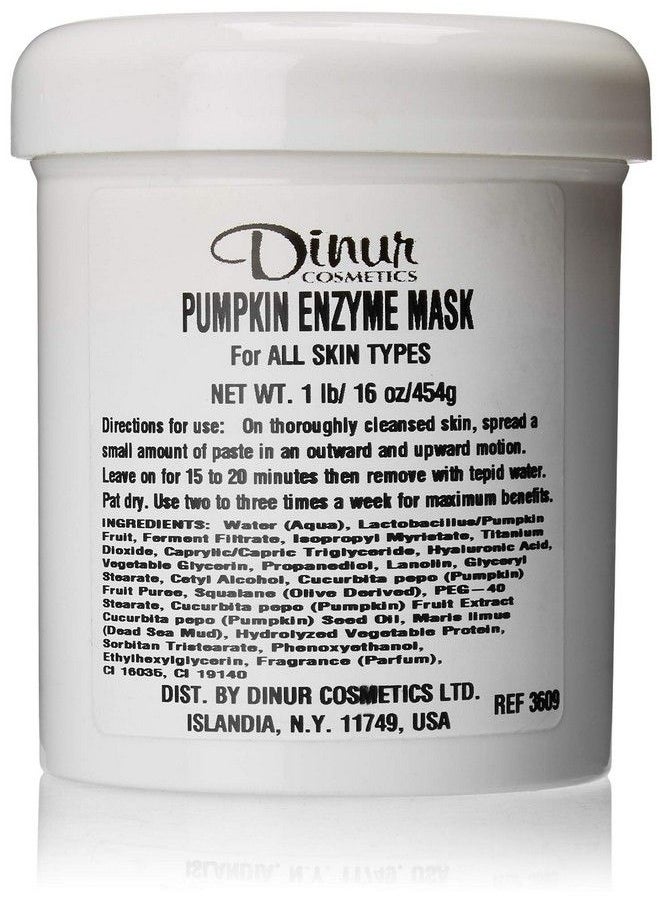 Dinur Cosmetics Pumpkin Enzyme Mask 16 Oz. 454 Grams  - Image 2