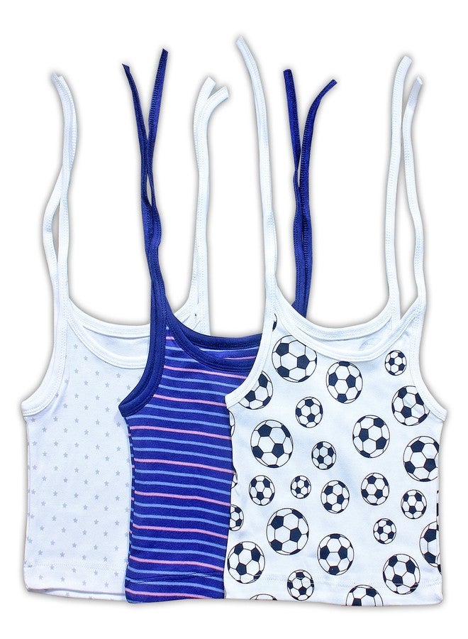Baby Station Baby Doori Sleeveless Vest-Jhabla-Set of 3 (0-6 Months) - Image 3