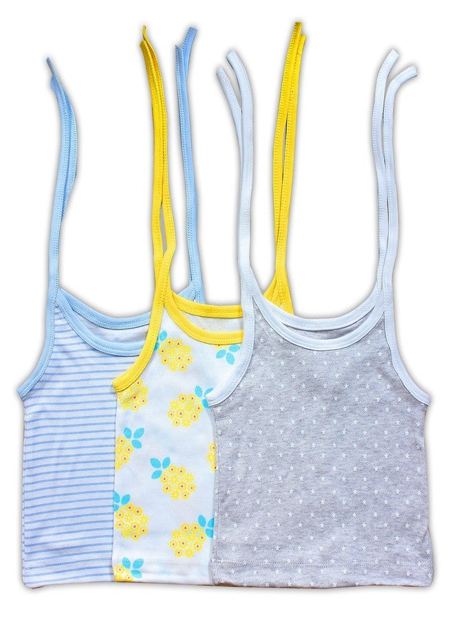 Baby Station Baby Doori Sleeveless Vest-Jhabla-Set of 3 (0-6 Months) - Image 5