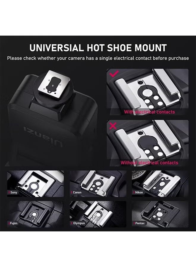 يولانزي فلاش كاميرا Ulanzi F12 Mini Speedlite - 5600K، سرعة عالية جدًا 1/250 ثانية، حذاء ساخن قياسي لسوني وكانون ونيكون - Image 3