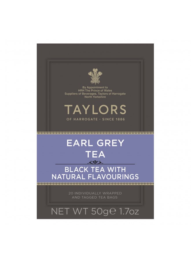 Taylors Of Harrogate Taylors of Harrogate Earl Grey, 20 Count (Pack of 6)  - Image 1